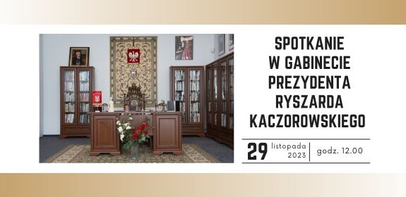 Spotkanie w Gabinecie Prezydenta Ryszarda Kaczorowskiego