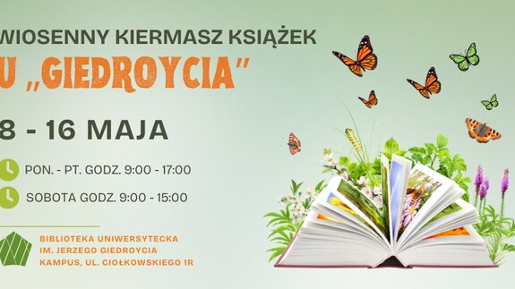 Wiosenny kiermasz książek u „Giedroycia”