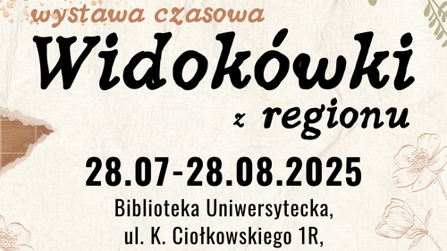 Widokówki z regionu - wakacyjna wystawa
