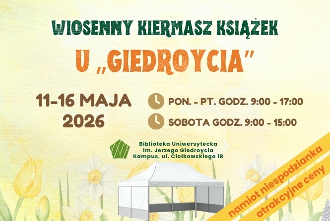 Kolejna odsłona wiosennego kiermaszu książek 