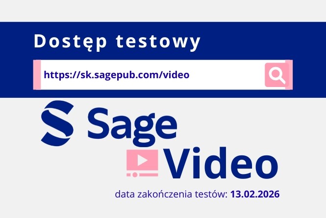 Biblioteka Uniwersytecka im. Jerzego Giedroycia zaprasza do testowania bazy SAGE Video