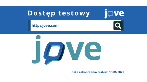 Biblioteka Uniwersytecka zaprasza do testowania platformy JoVE (Journal of Visualized Experiments)