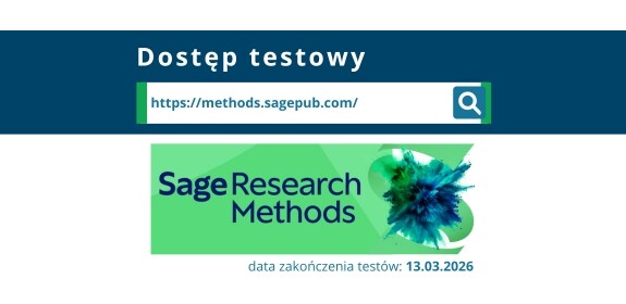 Biblioteka Uniwersytecka im. Jerzego Giedroycia zaprasza do testowania bazy SAGE Research Methods