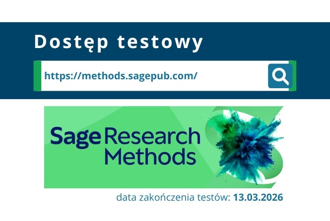 Biblioteka Uniwersytecka im. Jerzego Giedroycia zaprasza do testowania bazy SAGE Research Methods