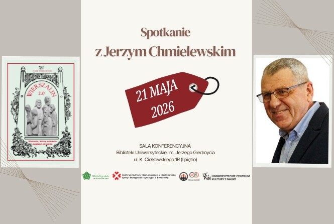 Spotkanie autorskie z Jerzym Chmielewskim, czyli Wierszalin 2.0